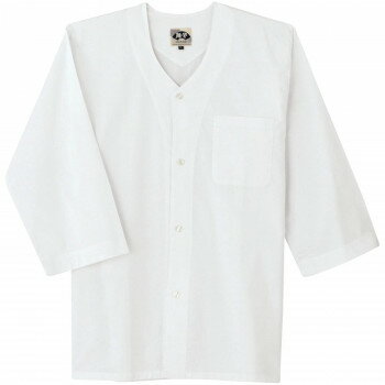 樂天商城 - 桑和 65011 ダボシャツ 4Lサイズ ホワイト(0)【メーカー直送：代金引換不可：同梱不可】【北海道・沖縄・離島は配達不可】