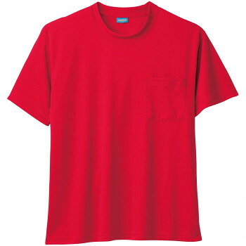 桑和 50381 半袖Tシャツ(胸ポケット付き) Sサイズ レッド(43) SOWA【メーカー直送：代金引換不可：同梱不可】【北海道・沖縄・離島は配達不可】