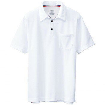 桑和 50137 半袖ポロシャツ(胸ポケット付き) Sサイズ ホワイト(0) Absolute GEAR【メーカー直送：代金引換不可：同梱不可】【北海道・沖縄・離島は配達不可】