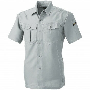 桑和 977 半袖シャツ LLサイズ グレー(7) Absolute GEAR【メーカー直送：代金引換不可：同梱不可】【北海道・沖縄・離島は配達不可】