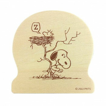 スヌーピー ビッグウッドクリップ(シンプルA) SNS601A【配送方法:メール便/同梱不可/代引不可/日時指定..