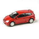 JADI ホンダ 2001 シビック Type R EP3 ミラノレッド RHD 1/64スケール PA65343【メーカー直送:代金引換不可:同梱不可】【北海道・沖縄・離島は配達不可】