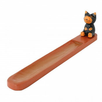 アニマルインセンスホルダー クロネコ 10223841125【メーカー直送：代金引換不可：同梱不可】【北海道・沖縄・離島は配達不可】