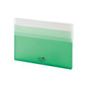 LIHIT LAB.(リヒトラブ) AQUA DROPs(アクアドロップス) コングレスケース A4 薄型 黄緑 A-5035-6【メーカー直送:代金引換不可:同梱不可】【北海道・沖縄・離島は配達不可】