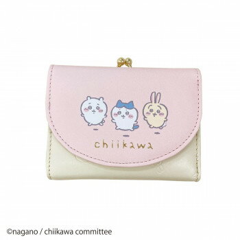 A, E, H, I, L, V, Y - ちいかわ 口金財布 ピンク CHI2-2【メーカー直送：代金引換不可：同梱不可】【北海道・沖縄・離島は配達不可】