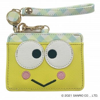 サンリオ けろけろけろっぴ リール付きパスケース MK1-10KR【配送方法:メール便/同梱不可/代引不可/日時指定不可】【北海道・沖縄・離島は配達不可】