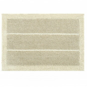 センコー リネンコットン バスマット 約45×65cm ベージュ 12070【メーカー直送：代金引換不可：同梱不可】【北海道・沖縄・離島は配達不可】