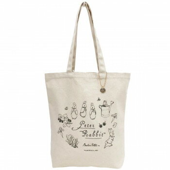 優美社 0650-00 ピータ—ラビット(TM)（PETER RABBIT(TM)） トートバッグ キナリ【メーカー直送：代金引換不可：同梱不可】【北海道・沖縄・離島は配達不可】