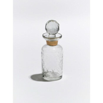 1929年製 英国製◆蓋純銀製 瓶純銀と花デザイン切子 蓋付き小瓶（香水瓶他） Amazon.co.jp: アンティーク香水の飾り瓶 25 ミリリットル蝶