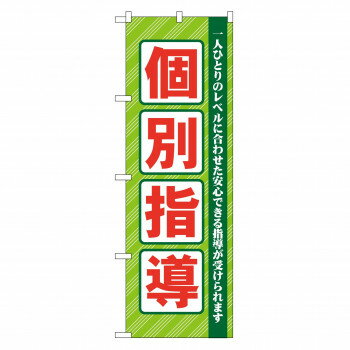樂天商城 - のぼり GNB-67 個別指導【配送方法:メール便/同梱不可/代引不可/日時指定不可】【北海道・沖縄・離島は配達不可】