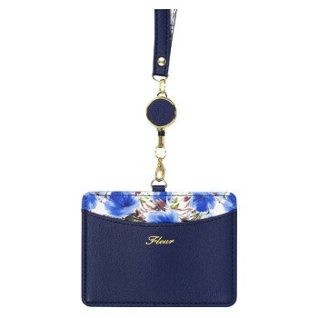 Fleur IDカードホルダー IDC-FLE02 ネイビー【メーカー直送：代金引換不可：同梱不可】【北海道・沖縄・離島は配達不可】
