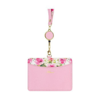 Fleur IDカードホルダー IDC-FLE05 ピンク【メーカー直送：代金引換不可：同梱不可】【北海道・沖縄・離島は配達不可】