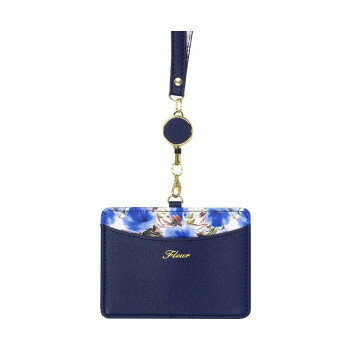 Fleur パスケース IDP-FLE02 ネイビー【メーカー直送：代金引換不可：同梱不可】【北海道・沖縄・離島は配達不可】