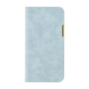 Flat. iPhone14/iPhone13兼用手帳型ケース iP22-61-FLAT03 ブルーグレー【メーカー直送:代金引換不可:同梱不可】【北海道・沖縄・離島は配達不可】