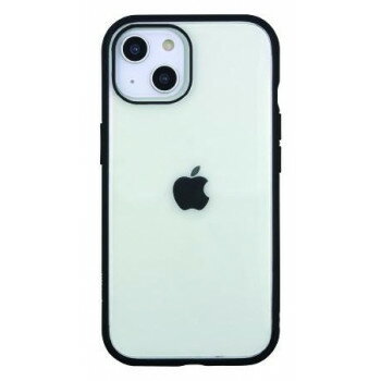IIIIfit Clear iPhone15/14/13対応ケース ブラック IFT-152BK【配送方法:メール便/同梱不可/代引不可/日時指定不可】【北海道・沖縄・離島は配達不可】