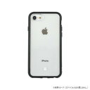 IIIIfitClear iPhoneSE(第3・2世代)/8~6・6s対応ケース ブラック IFT-111BK【メーカー直送:代金引換不可:同梱不可】【北海道・沖縄・離島は配達不可】