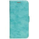 Style Natural iPhone 12Pro/12 専用手帳型スマホケース iP20_61-VS08 ターコイズ【メーカー直送:代金引換不可:同梱不可】【北海道・沖縄・離島は配達不可】