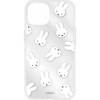 ミッフィー IIIIfit Clear iPhone15/14/13対応ケース フェイス総柄 MF-441A【配送方法:メール便/同梱不可/代引不可/日時指定不可】【北海道・沖縄・離島は配達不可】