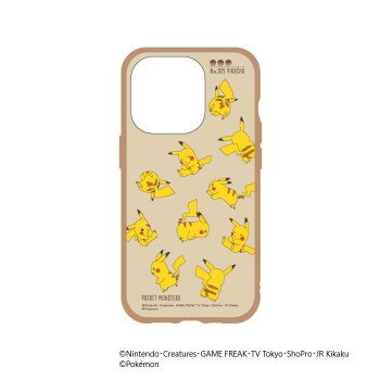 ポケットモンスター IIIIfit iPhone15 Pro対応ケース ピカチュウ POKE-867A【配送方法:メール便/同梱不可/代引不可/日時指定不可】【北海道・沖縄・離島は配達不可】