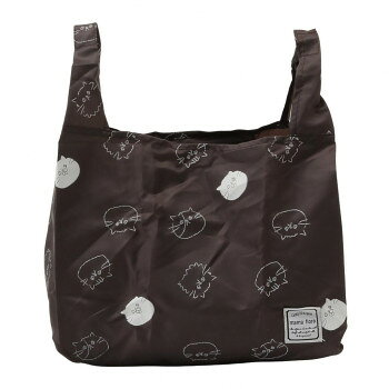 優美社 3301-16 （マーマ フィオーレ） コンパクト収納 くり手型 エコバッグ ブラウン【メーカー直送：代金引換不可：同梱不可】【北海道・沖縄・離島は配達不可】