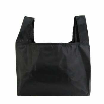 優美社 9000-00 ポケット in バッグ 抗菌清潔安心 極小コンパクトエコバッグ 12L ブラック【メーカー直送：代金引換不可：同梱不可】【北海道・沖縄・離島は配達不可】