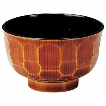 福井クラフト 羽反亀甲汁椀 春慶内黒 12027260【メーカー直送：代金引換不可：同梱不可】【北海道・沖縄・離島は配達不可】