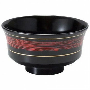 福井クラフト TA新4寸天竜寺汁椀黒・帯ひも 33023690【メーカー直送：代金引換不可：同梱不可】【北海道・沖縄・離島は配達不可】