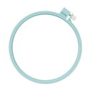 クロバー カラフル刺しゅう枠 15cm ブルー・57-265【メーカー直送:代金引換不可:同梱不可】【北海道・沖縄・離島は配達不可】