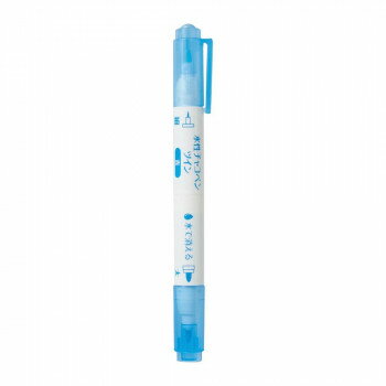 クロバー 水性チャコペンツイン(青　細・太) 24-431【配送方法:メール便/同梱不可/代引不可/日時指定不可】【北海道・沖縄・離島は配達不可】