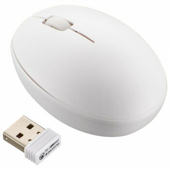 OHM 静音ワイヤレスマウス BlueLEDセンサー付 S ホワイト PC-SMW01BS3SR-W【メーカー直送:代金引換不可:同梱不可】【北海道・沖縄・離島は配達不可】