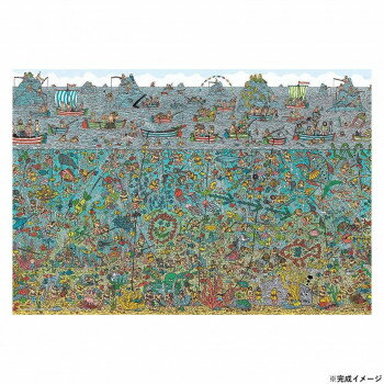 ウォーリーをさがせジグソーパズル Where'swally?深海のダイバー 1000マイクロピース M81-731【メーカー直送：代金引換不可：同梱不可..
