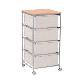 東谷 キャンバスチェスト 4段 ベージュ MIP-278【メーカー直送：代金引換不可：同梱不可】【北海道・沖縄・離島は配達不可】