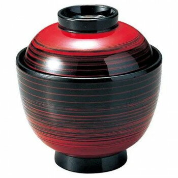 福井クラフト 一口小吸椀 朱カスミ 12023826【メーカー直送：代金引換不可：同梱不可】【北海道・沖縄・離島は配達不可】