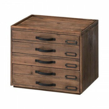 東谷 ドキュメントチェスト5D ブラウン CCR-106【メーカー直送：代金引換不可：同梱不可】【北海道・沖縄・離島は配達不可】