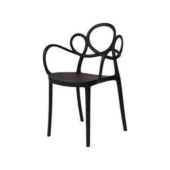 東谷 パルネ アームチェア ブラック PC-975BK【メーカー直送：代金引換不可：同梱不可】【北海道・沖縄・離島は配達不可】