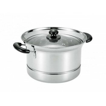 まいにち使いの多用途お鍋　深型両手鍋22cm(ザル・目皿付)　FPZ-22【メーカー直送：代金引換不可：同梱不可】【北海道・沖縄・離島は配達不可】