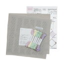 オリムパス 刺し子の花ふきんキット La bouquetiere Sakura (サクラ) SK-433【メーカー直送:代金引換不可:同梱不可】【北海道・沖縄・離島は配達不可】