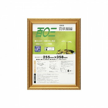 賞状額 金消-R 百○三 33J045B2800【メーカー直送：代金引換不可：同梱不可】【北海道・沖縄・離島は配..
