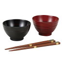 3.6夫婦千筋汁椀 根来・曙(箸付) 23096【メーカー直送:代金引換不可:同梱不可】【北海道・沖縄・離島は配達不可】