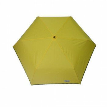 OUTDOOR PRODUCTS 無地パイピングミニ折傘 55cm イエロー 10002504【メーカー直送：代金引換不可：同梱不可】【北海道・沖縄・離島は配達不可】