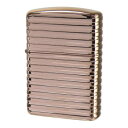 ZIPPO アーマー ホリゾンタルストライプ ピンクゴールド【メーカー直送:代金引換不可:同梱不可】【北海道・沖縄・離島は配達不可】