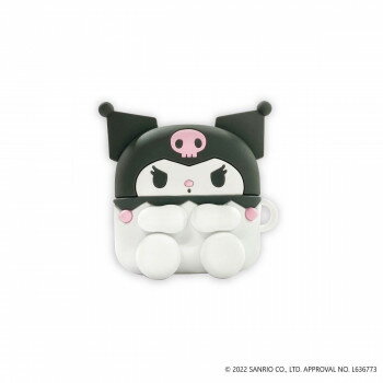 サンリオ AirPods Pro(第2世代)/AirPodsPro対応 シリコンケース クロミ SANG-274KU【メーカー直送：代金引換不可：同梱不可】【北海道・沖縄・離島は配達不可】