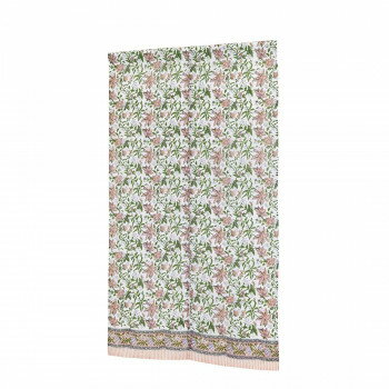 のれん カリーノブロックプリント ライラックピンク 11725870356【メーカー直送：代金引換不可：同梱不可】【北海道・沖縄・離島は配達不可】