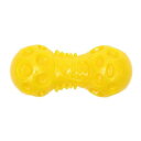 ルークラン ループ スクイーキー ダンベル イエロー ペット用品【メーカー直送:代金引換不可:同梱不可】【北海道・沖縄・離島は配達不可】