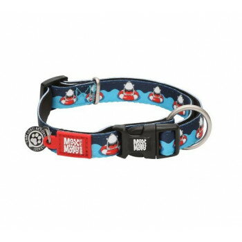 ルークラン マックス＆モーリー M 首輪 フレンジーシャーク ペット用品【配送方法:メール便/同梱不可/代引不可/日時指定不可】【北海道・沖縄・離島は配達不可】