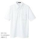 アイトス 吸汗速乾(クールコンフォート)半袖ボタンダウンポロシャツ(男女兼用) ホワイト 4L 10599【メーカー直送:代金引換不可:同梱不可】【北海道・沖縄・離島は配達不可】(4)