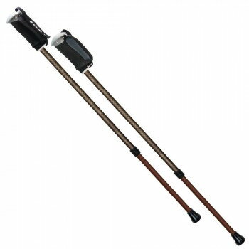 SINANO シナノ ウォーキングステッキ そふと安心2本杖 ブラウン 650180【メーカー直送：代金引換不可：同梱不可】【北海道・沖縄・離島は配達不可】