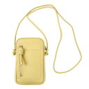 DAICO Pisoraro(ピソラロ) ROPE エコバック付スマホポシェット イエロー PR202【メーカー直送:代金引換不可:同梱不可】【北海道・沖縄・離島は配達不可】