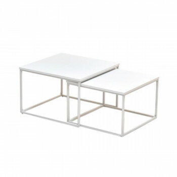 Other - B.Bファニシング Nid　ネストテーブル ホワイト NITB0206MOWHT【メーカー直送：代金引換不可：同梱不可】【北海道・沖縄・離島は配達不可】