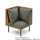 B.Bファニシング infinite L型角ソファー キャンバスグリーン IFSE0316CAGRN【メーカー直送:代金引換不可:同梱不可】【北海道・沖縄・離島は配達不可】